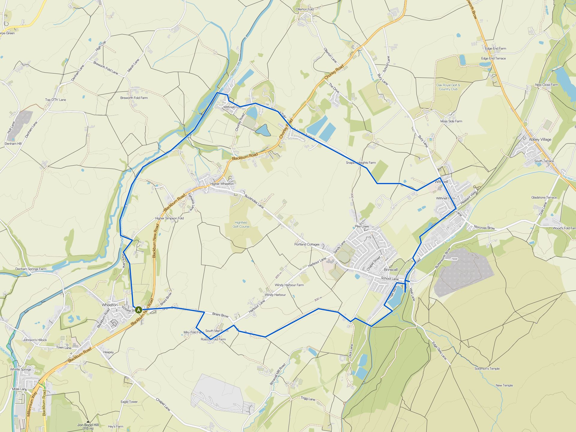 The best walks and hikes around Wheelton | Komoot
